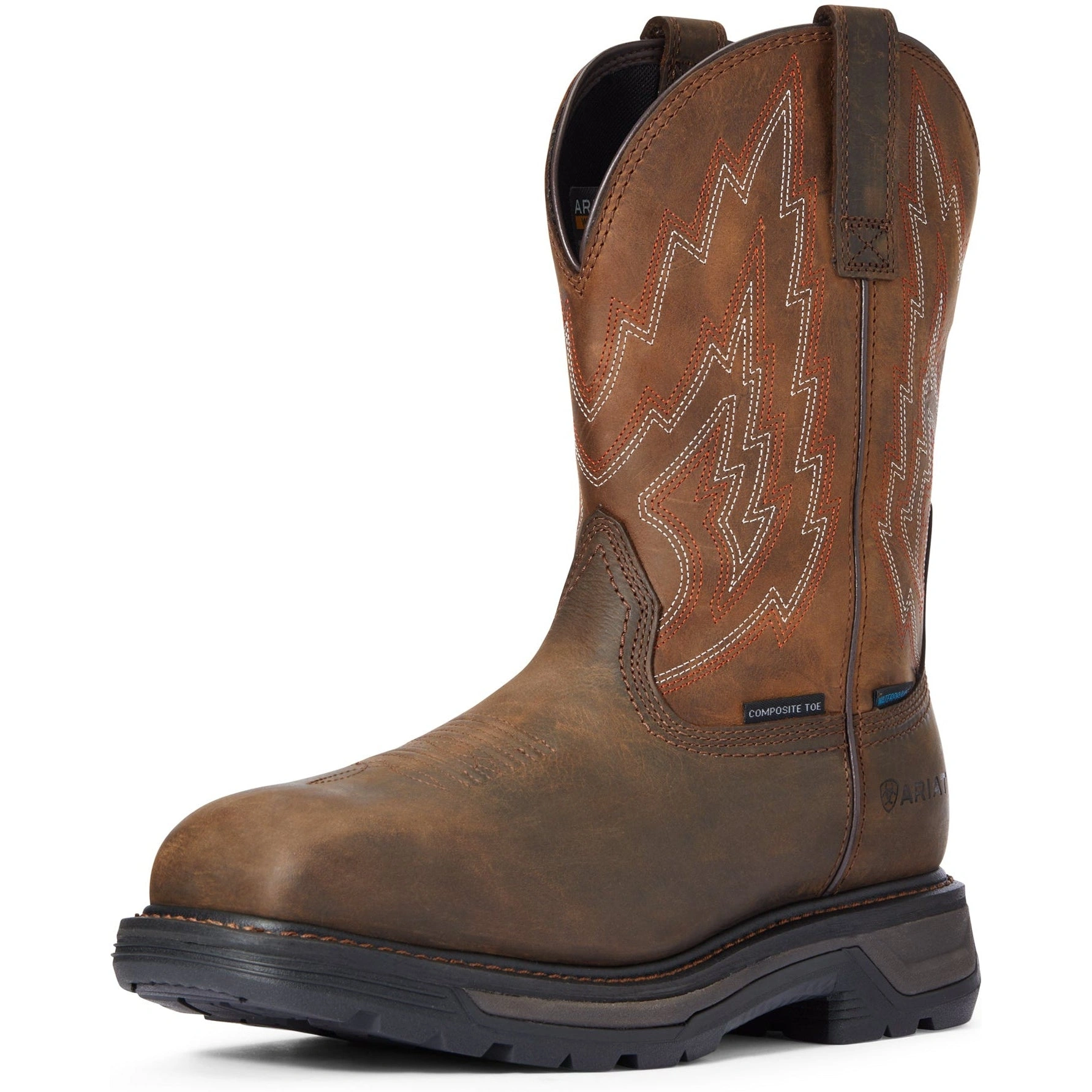 Ariat Big Rig Miesten Vedenpitävät Turvakengät Ruskea Western - Tyyliä ja Turvallisuutta!